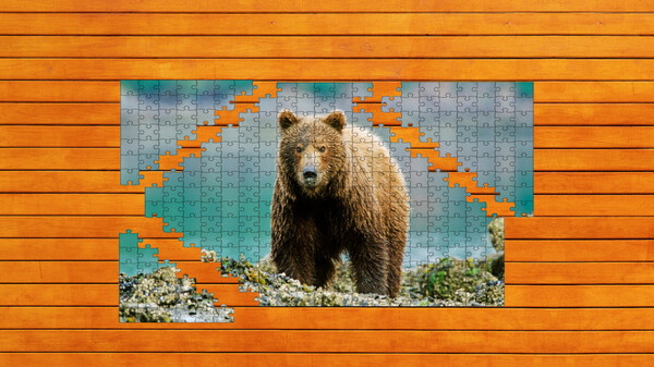 Bear vs. Wolf Jigsaw Puzzle — gameplay screenshot 3