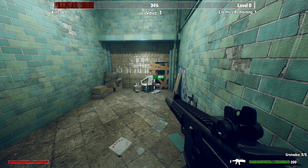 Zombie Demolition: Infinite Zombie Shooter screenshot 1