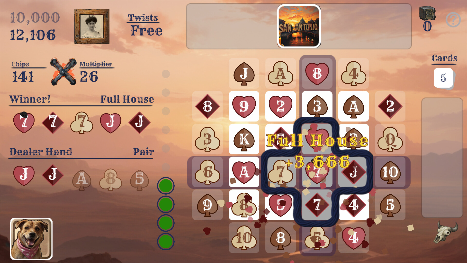 Texas Twist Poker 3 Bandit's Run screenshot #7