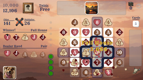 Texas Twist Poker 3 Bandit's Run screenshot 6