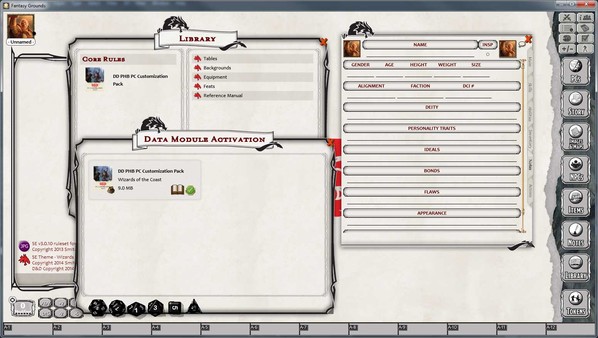 Fantasy Grounds - D&D Character Customization Pack