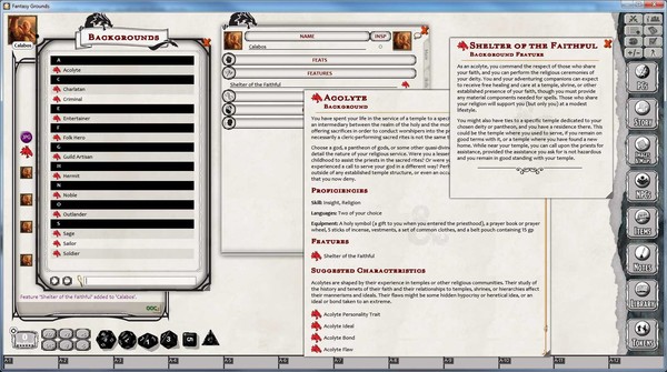 Fantasy Grounds - D&D Character Customization Pack screenshot 7