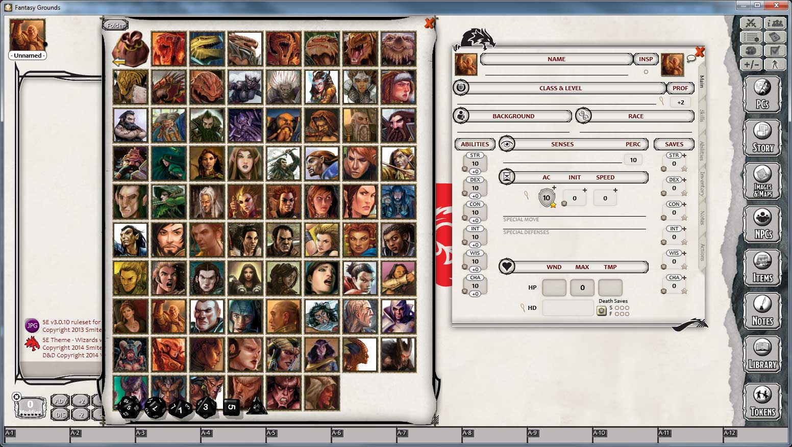 Fantasy Grounds - D&D Character Customization Pack Featured Screenshot #1