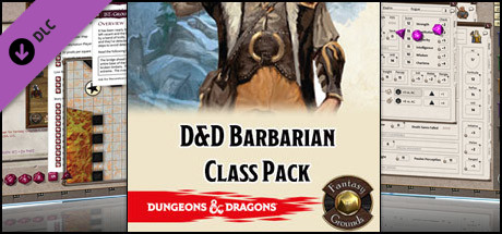 Fantasy Grounds - D&D Barbarian Class Pack Header Image
