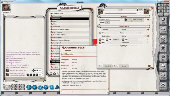 Fantasy Grounds - D&D Cleric Class Pack