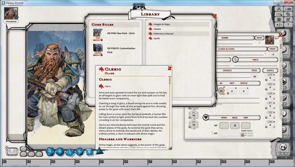 Fantasy Grounds - D&D Cleric Class Pack