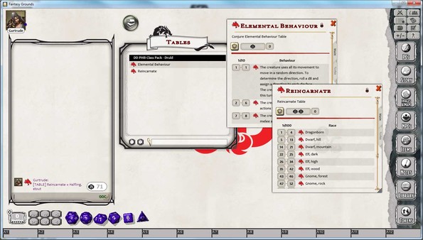 Fantasy Grounds - D&D Druid Class Pack