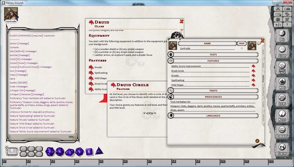 Fantasy Grounds - D&D Druid Class Pack