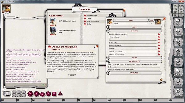 Fantasy Grounds - D&D Monk Class Pack