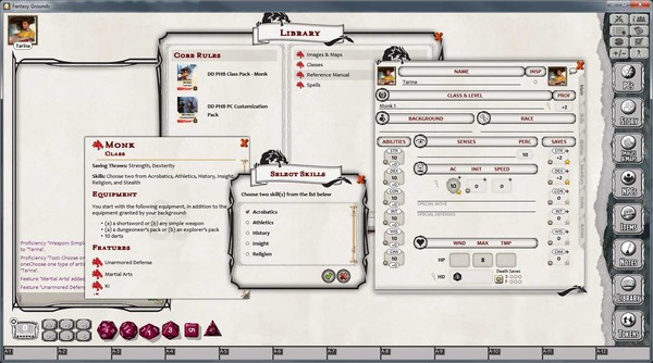 Fantasy Grounds - D&D Monk Class Pack