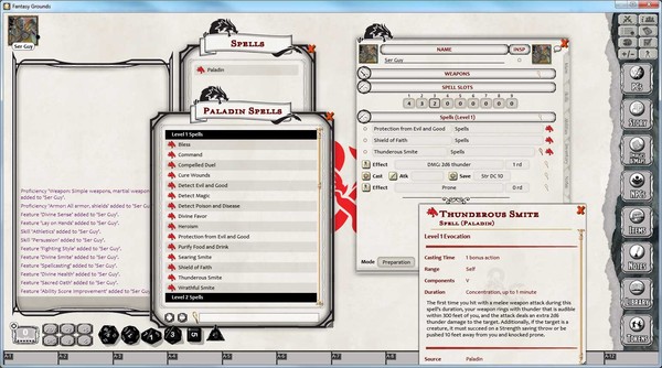 Fantasy Grounds - D&D Paladin Class Pack