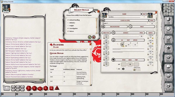Fantasy Grounds - D&D Ranger Class Pack