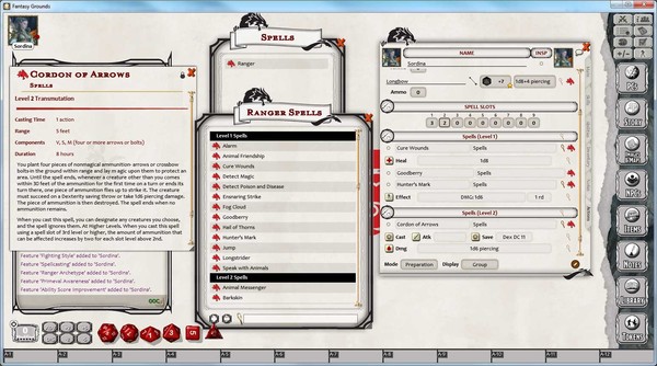 Fantasy Grounds - D&D Ranger Class Pack