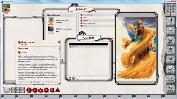 Fantasy Grounds - D&D Sorcerer Class Pack