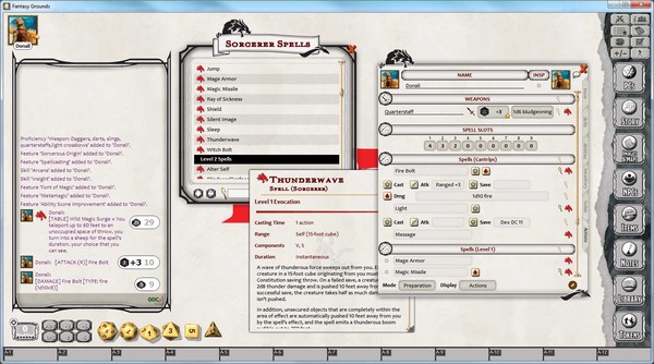Fantasy Grounds - D&D Sorcerer Class Pack