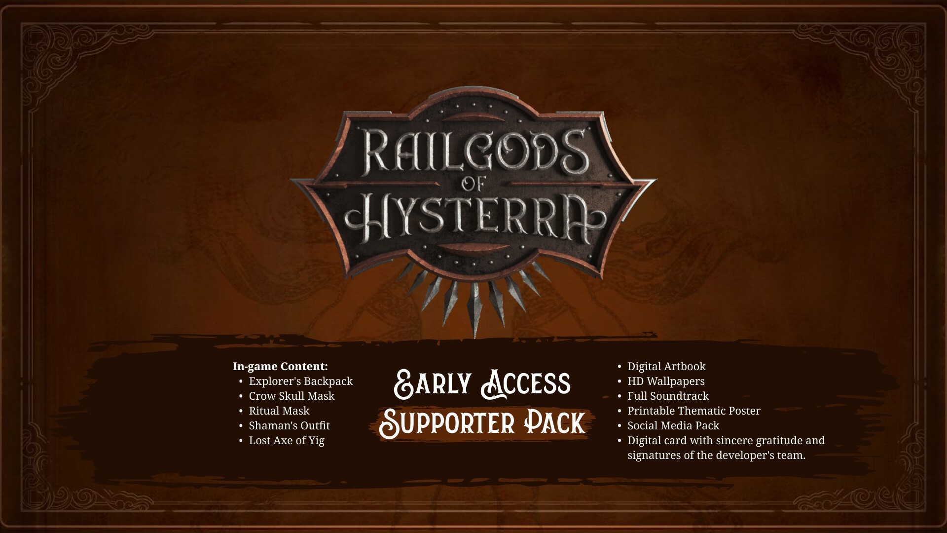 RailGods of Hysterra - Early Access Supporter Pack Featured Screenshot #1