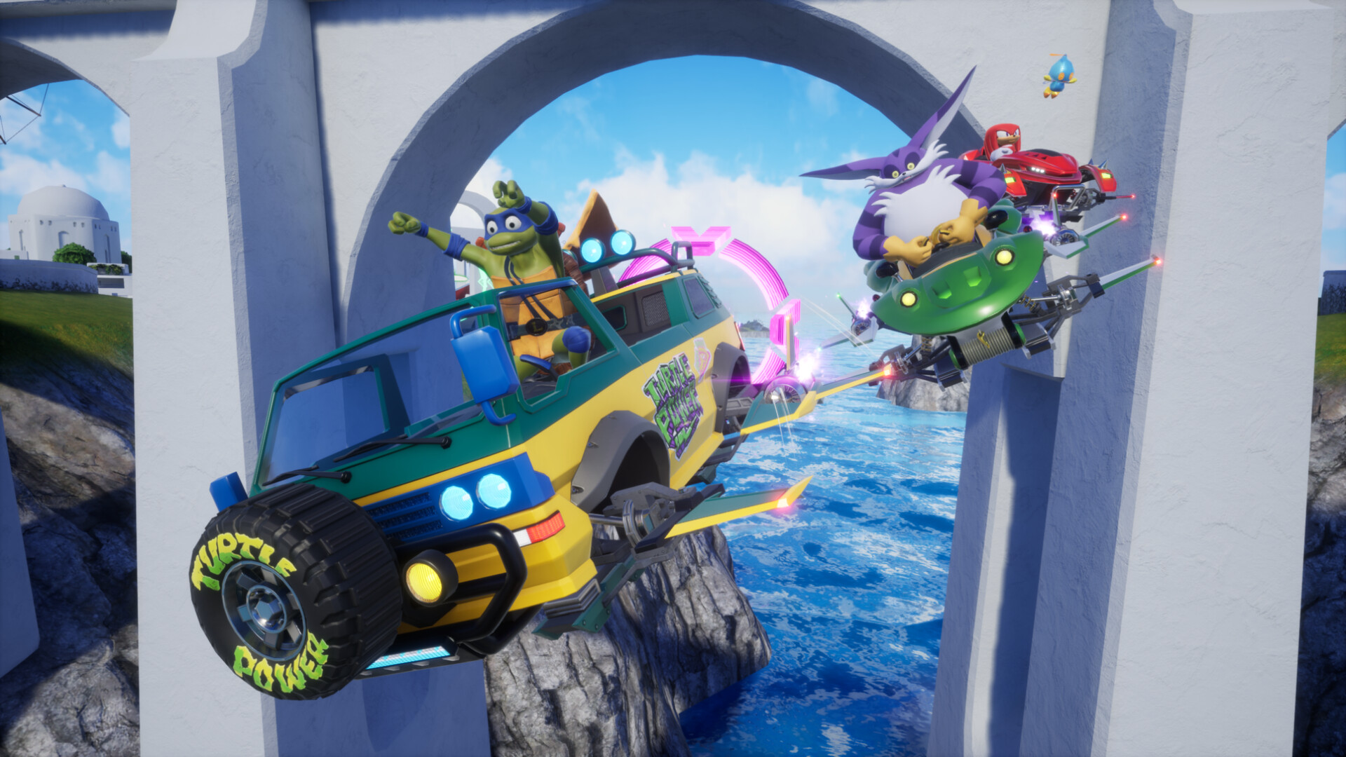 Sonic Racing: CrossWorlds - Teenage Mutant Ninja Turtles Pack Featured Screenshot #1