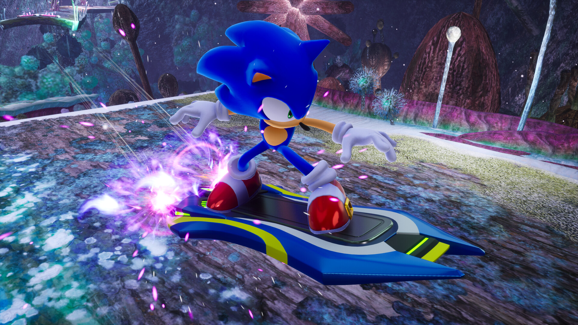 Sonic Racing: CrossWorlds - "Blue Star" Extreme Gear Featured Screenshot #1