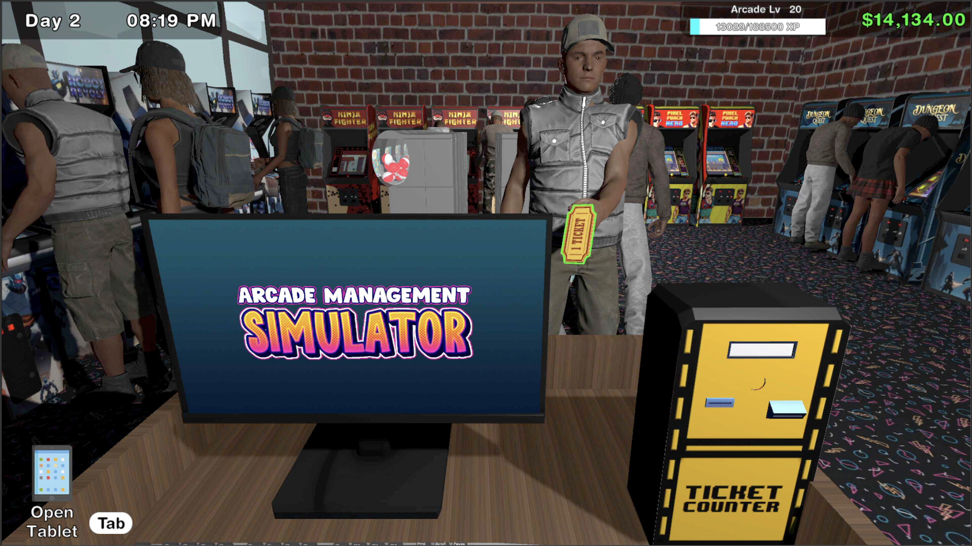 #6. Arcade Management Simulator Demo (Steam) 由: Smash Game Studios