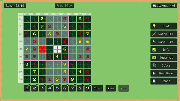 Sudoku Bactron screenshot 6