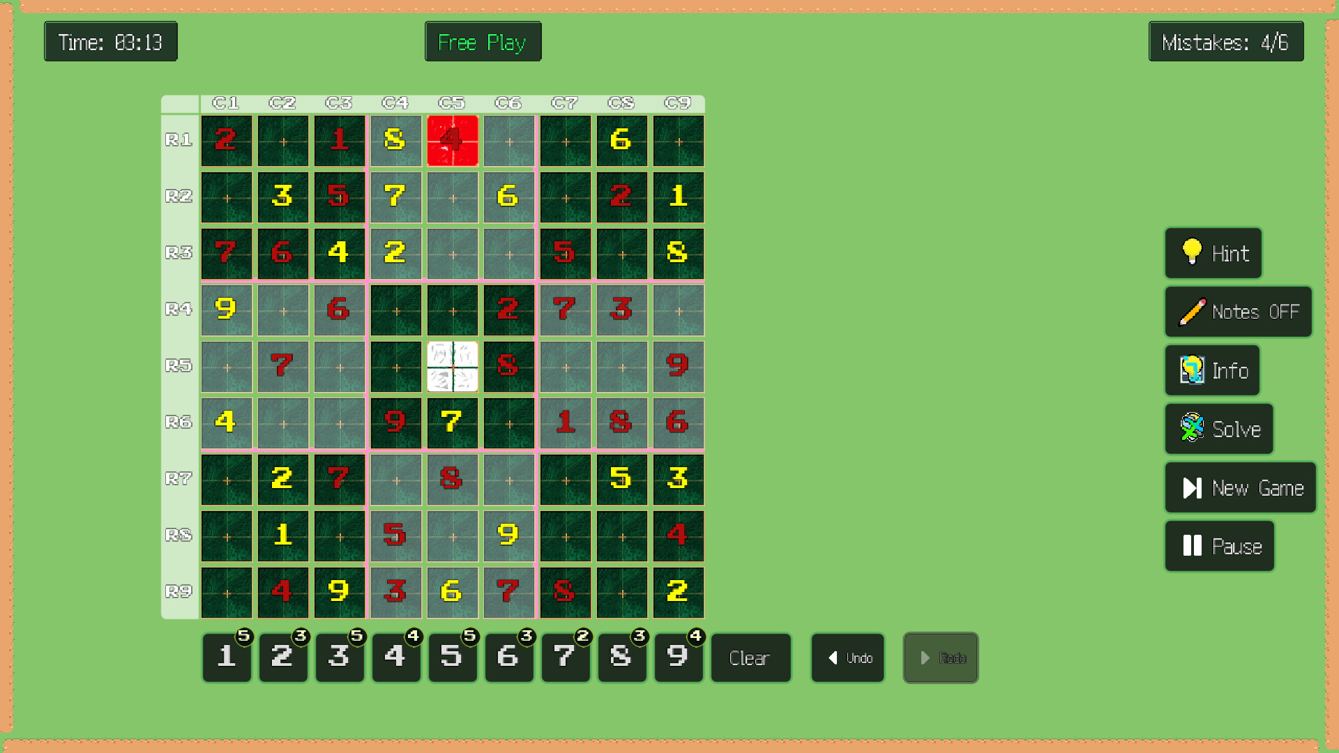 Sudoku Bactron screenshot 3