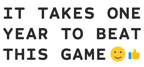 It Takes One Year To Beat This Game cover art