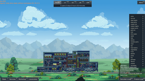 Steel Artery: train-city building simulator screenshot 1