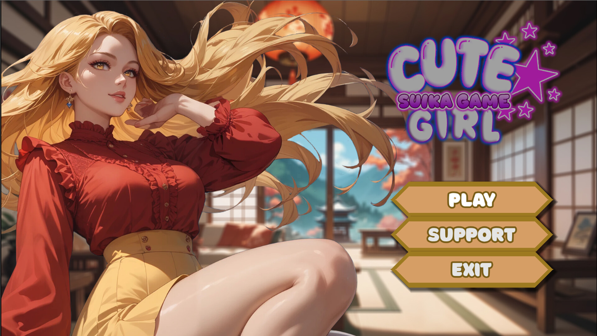 Cute Girl Suika Game - Bouble screenshot #7