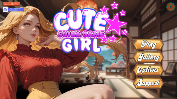 Cute Girl Suika Game - Bouble screenshot 1