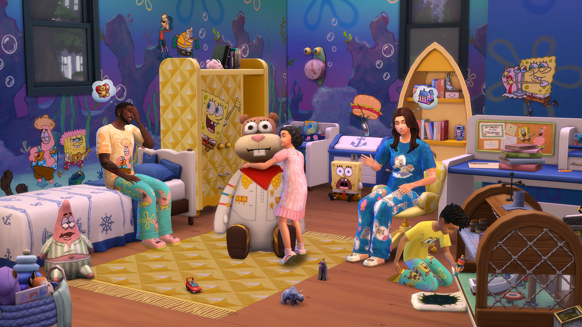 The Sims 4 SpongeBob Kid's Room Kit PC gameplay screenshot 2 of 2