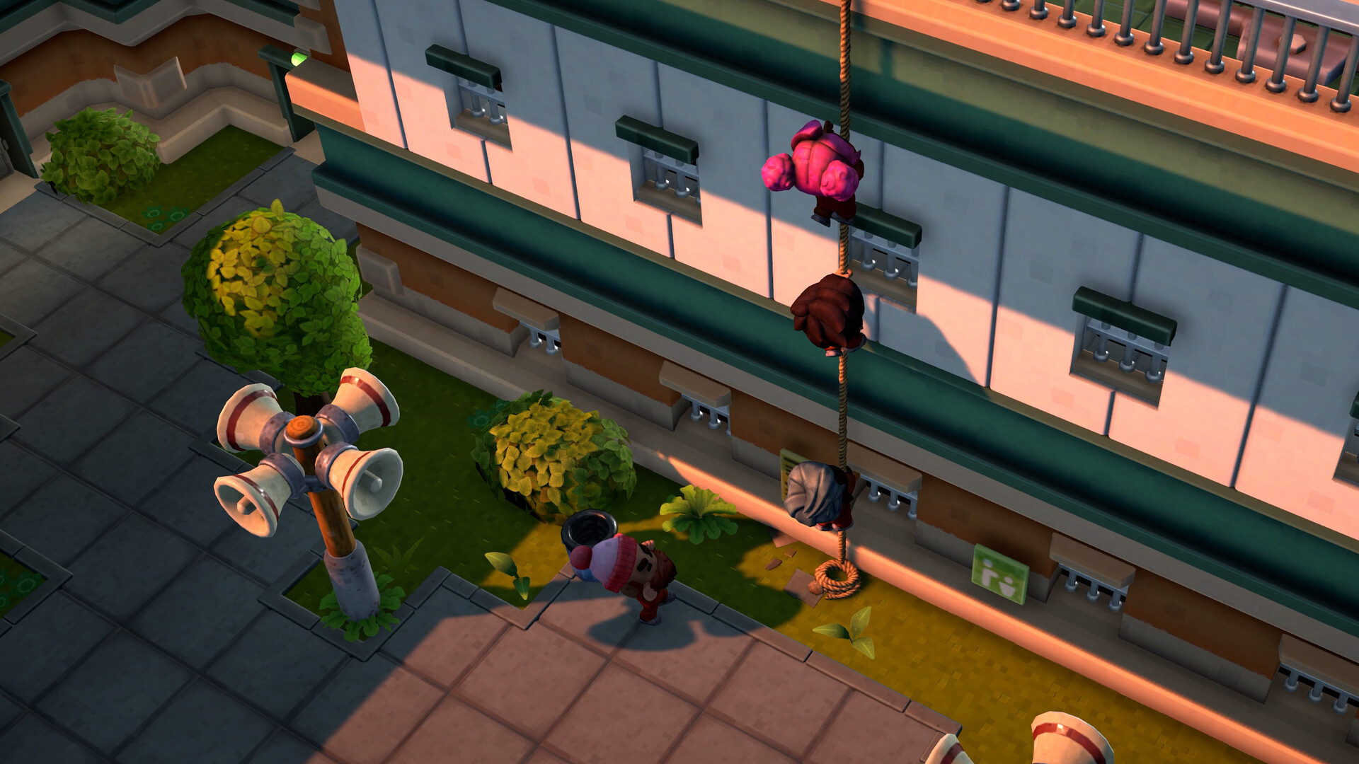 Capture de gameplay officielle de The Escapists 3, dont les prisons sont désormais entièrement en 3D