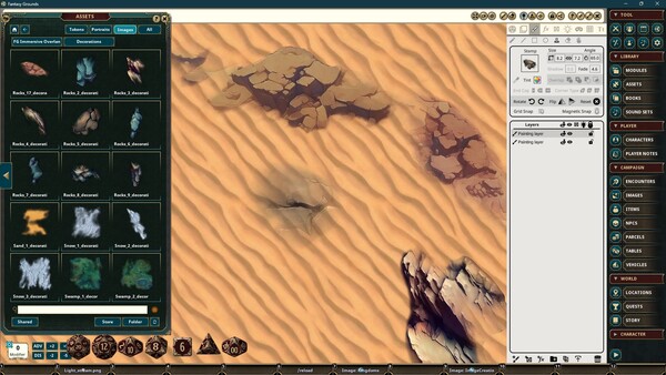 Fantasy Grounds - FG Immersive Overland Map Pack