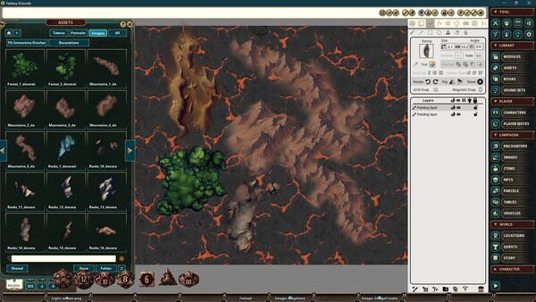 Fantasy Grounds - FG Immersive Overland Map Pack