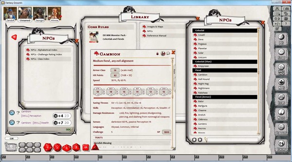 Fantasy Grounds - D&D Monster Pack - Celestials & Fiends