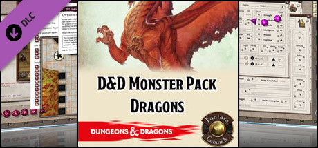 Fantasy Grounds - D&D Monster Pack - Dragons Header Image