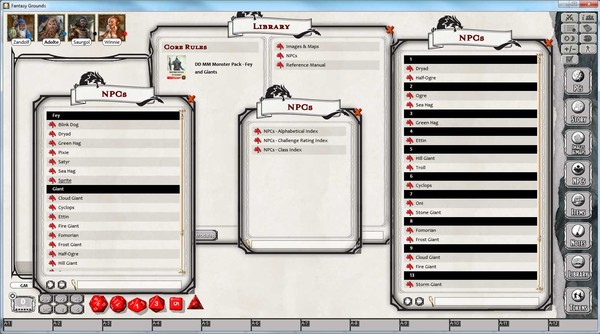 Fantasy Grounds - D&D Monster Pack - Fey & Giants
