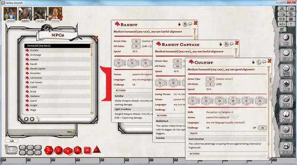Fantasy Grounds - D&D Monster Pack - Humanoids