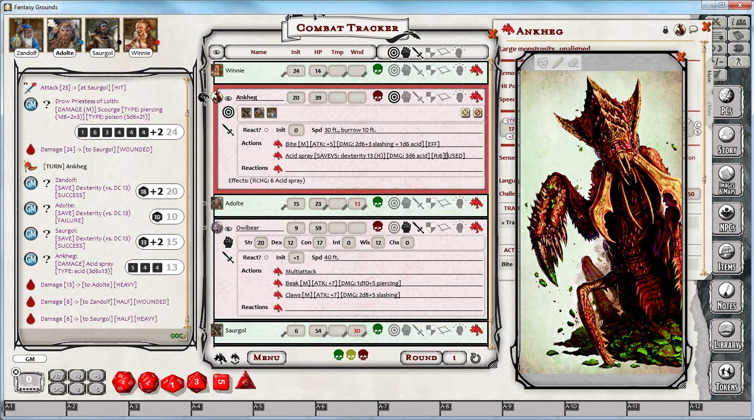 Fantasy Grounds - D&D Monster Pack - Monstrosities Featured Screenshot #1