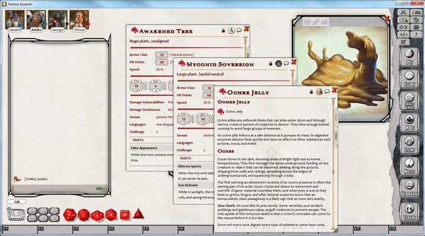 Fantasy Grounds - D&D Monster Pack - Oozes, Plants & Swarms
