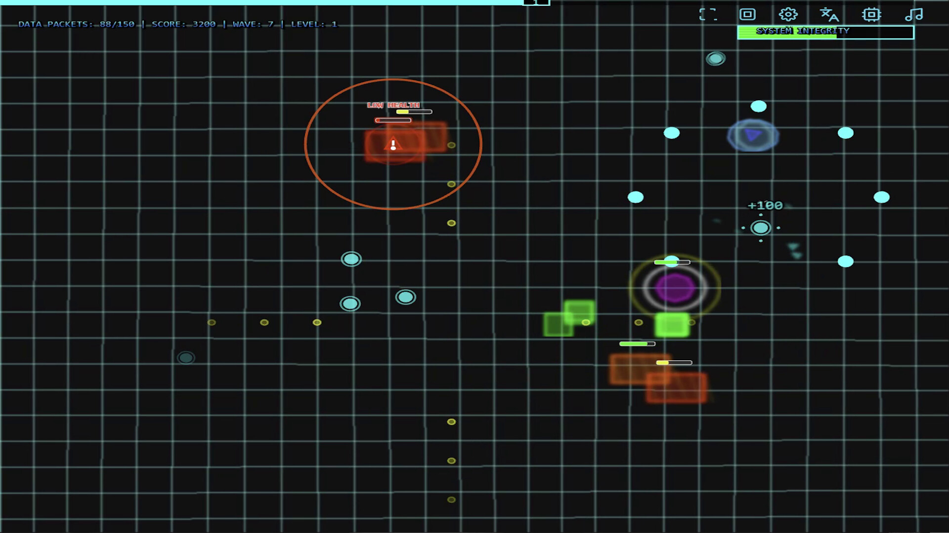 Cyber Sentinel: Bullet Hell Breach screenshot #2