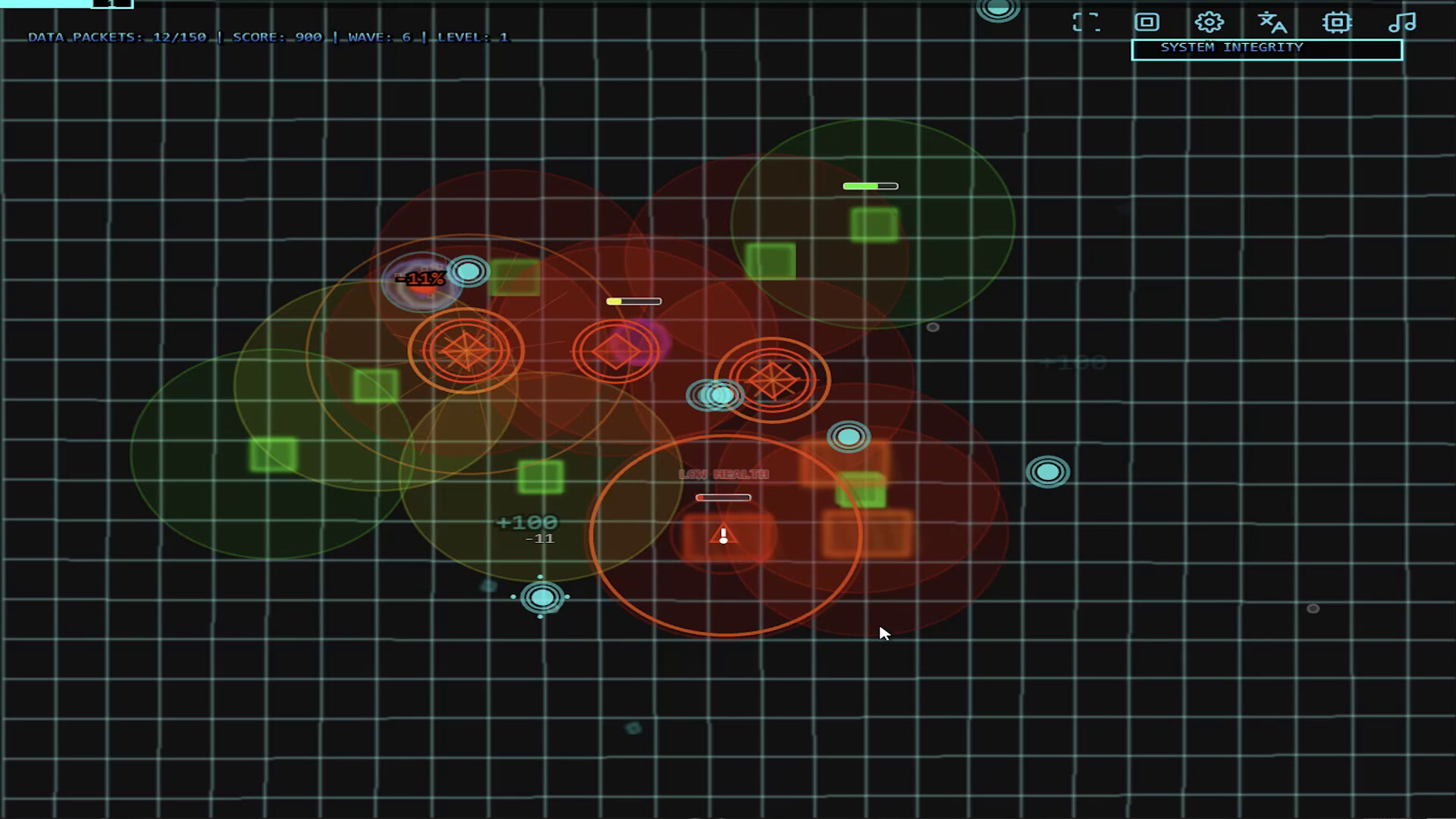 Cyber Sentinel: Bullet Hell Breach screenshot #1