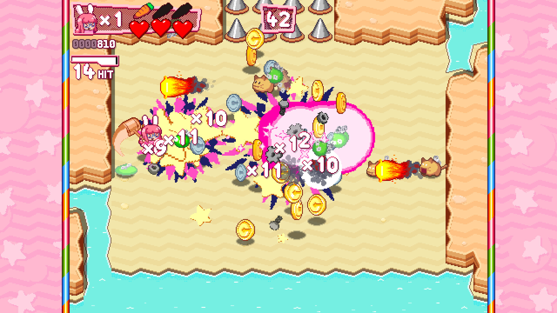 Hyper Bun Buster: Rocket Hammer Action screenshot #1