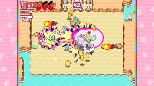 Скриншот 1 из игры Hyper Bun Buster: Rocket Hammer Action