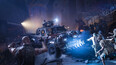 Zombies swarm the Wonder Vehicle as the Zombies crew tries to blast their way through in Ashes of the Damned.