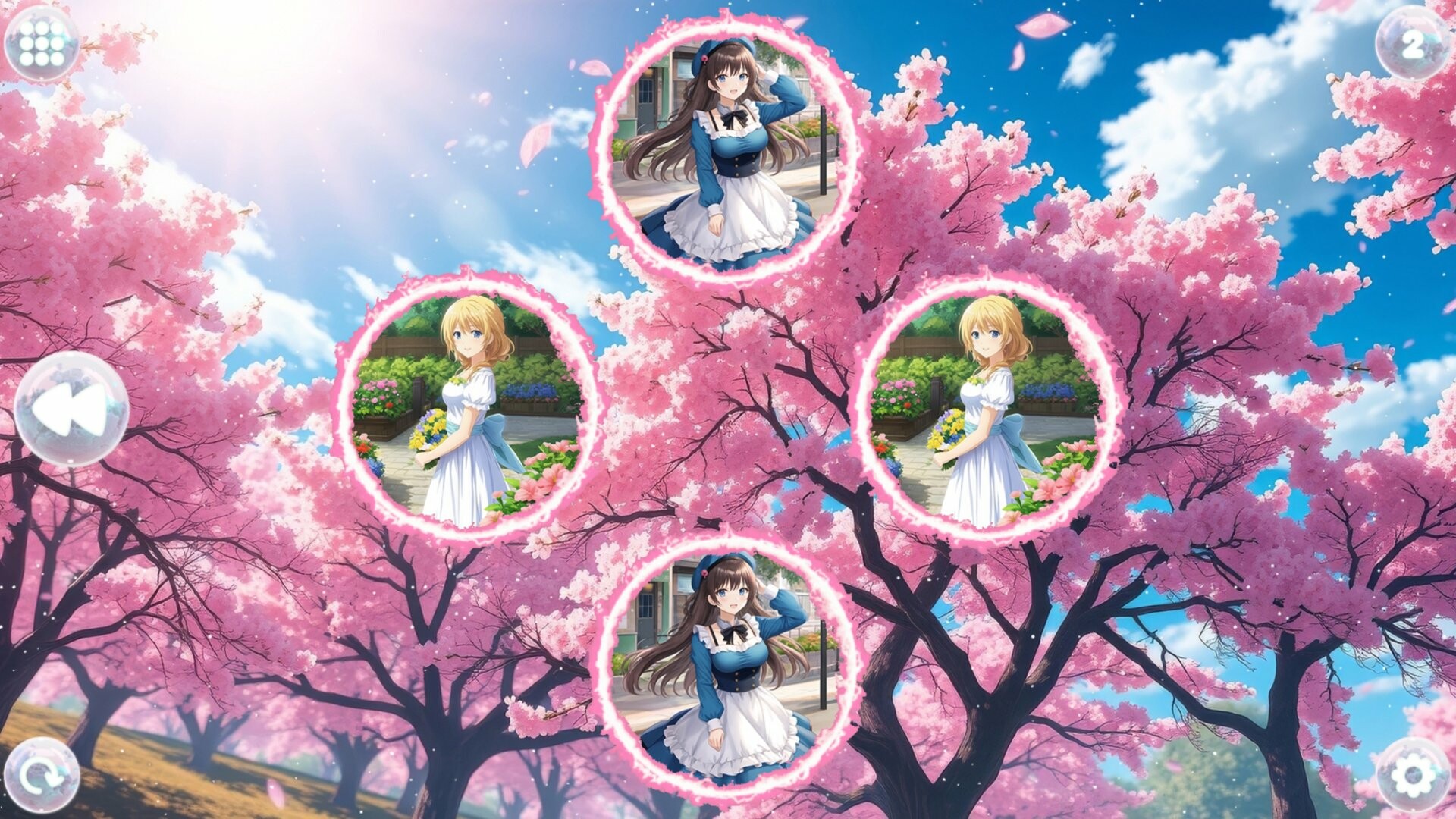 Anime Dream Match: Girlsのスクリーンショット 1