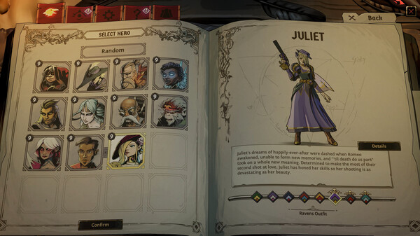 Ravenswatch - Romeo & Juliet Skin Pack