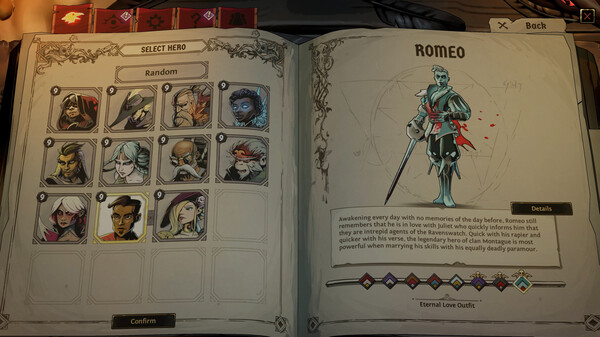 Ravenswatch - Romeo & Juliet Skin Pack