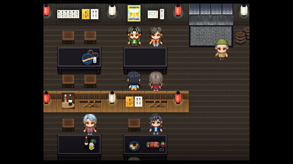 RPG Maker MZ - SERIALGAMES LivingGoodCity TILESET Japanese Restaurant SET