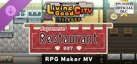 RPG Maker MV - SERIALGAMES LivingGoodCity TILESET Japanese Restaurant SET banner image