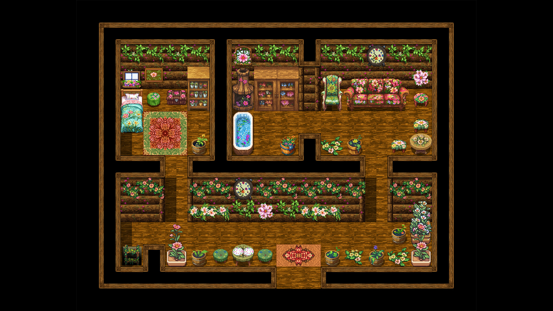 RPG Maker MV - Emberatix Floral Theme Tileset Featured Screenshot #1